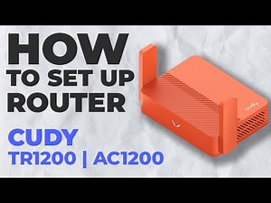 ✅ How to Setup Cudy TR1200 | How to Set Up Cudy AC1200 TR1200 WiFi Router