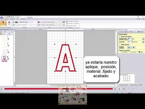 Letra en aplique con pe design 10