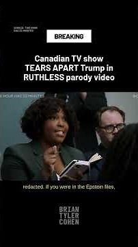 Canadian TV show TEARS APART Trump in RUTHLESS parody video