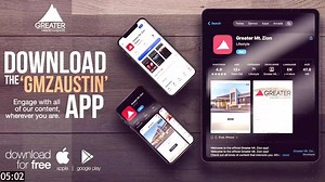 New to Greater? Text VIP to 512-746-7613 To partner with us in mission and ministry locally and globally visit https://www.gmzaustin.org/ Download our GMZ App from your store: https://subsplash.com/gmzaustin/app | Greater Mt. Zion Church