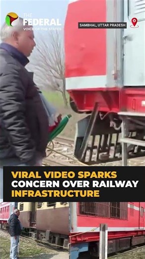 Video shows railway staff stopping traffic with ropes at unmanned UP railway crossing