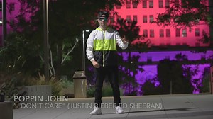 【Popping John】机械舞大神Popping John街头超强控制Freestyle