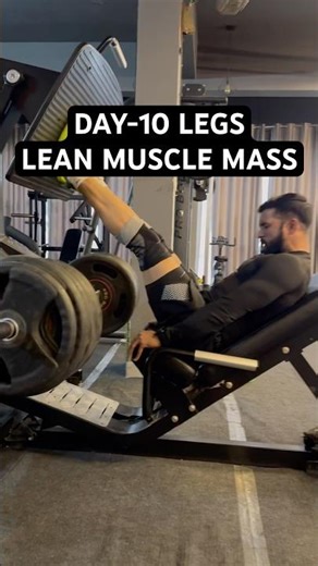 Day 10 – LEG WORKOUT (Week 2) | Lean Muscle Mass Series 🔥 #shorts