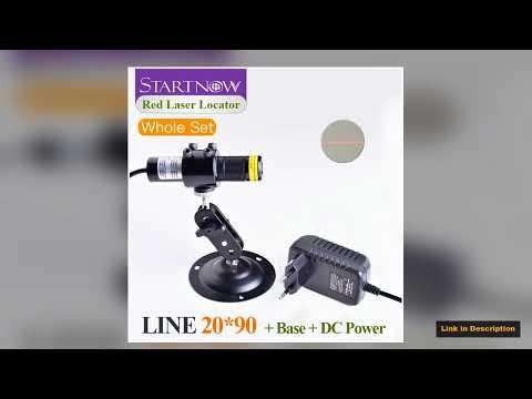 Set 2090 660nm 100mw With Battery Case Red Module Alignment Laser Beam Line Locator For