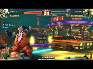 Arcade Infinity SF4 Teams - GF3 Sextaro, Ultradavid, Bobino 720p HD
