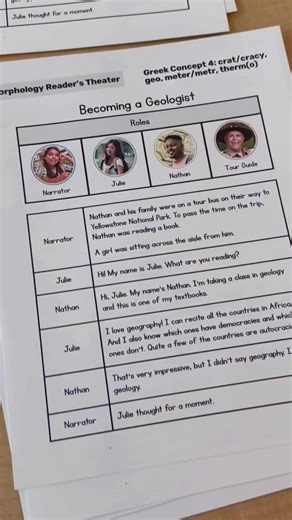 ✨ See M Reader’s Theater in Action ✨ IMSE Reader Leader Stacey from @literacyforbigkids is sharing how she preps Morphology Reader’s Theater to get ready for her students. This engaging Structured Literacy resource makes morphology instruction active, meaningful, and fun. Aligned with IMSE Morphology for Grades 3 and up, Reader’s Theater gives students repeated opportunities to apply Latin bases, Greek bases, prefixes, and suffixes through connected text and lively scripts. As students rehearse 