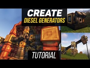 Create Diesel Generators mod. Pump jack. Engines. Tutorial 1.18.2-1.20.1 (minecraft java)