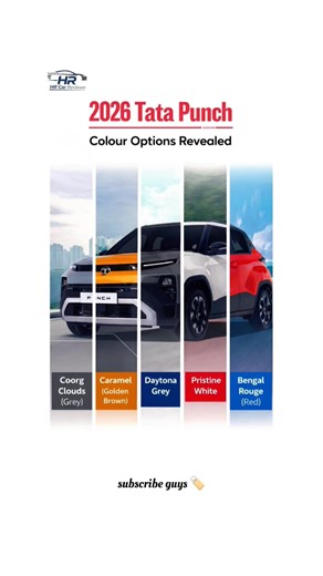 🔥 “2026 Tata Punch New Colours 😍 Which One Is Best?” #shorts #TataPunch2026