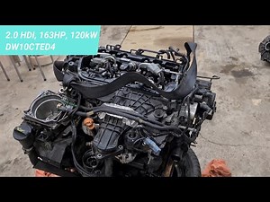 Got broken 2.0HDI 163 motor! Lets tear it apart and check what happend to it! (DW10CTED4 RHH) part 1