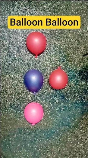 #shorts Epic Colorful Water Balloon POPS in Reverse – Satisfying ASMR Explosion! #poppballons