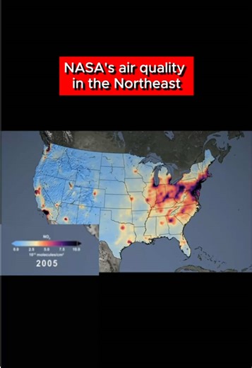 Did you know the air you breathe today is WAY cleaner than it was 20 years ago? NASA's satellite has been watching from space since 2005, tracking an invisible gas called nitrogen dioxide (NO₂). You can't see it, but it comes out of car exhaust pipes and power plant smokestacks every single day. And here's the thing too much of it makes it harder to breathe and creates smog. So what happened? Scientists expected pollution to go UP. More people. More cars. More everything. But the satellite showe