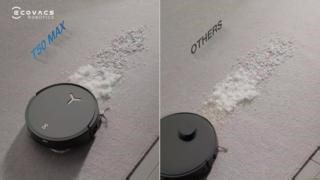 14 reactions · 5 comments |  Vacuumed? Or just looks clean? T50 MAX with BLAST pulls every last crumb from your carpet—100% pickup. Others? Still leave 25% behind.   BLAST through the mess. This is real clean. #DEEBOT50MAX #ECOVACS | ECOVACS ROBOTICS | Facebook