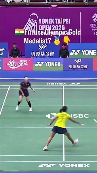 17-Year-Old Indian Shuttler Makes HISTORY at Taipei Open 2026! #shorts #badminton #badmintonplayer