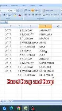 Excel Drag Option | Excel Tricks and Tips | Excel Formulas | Excel Basic to advanced Course | Excel