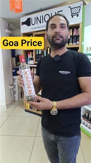 Romanov Vodka Price In Goa | Alcohal Brand Store | #viralvideo #shorts