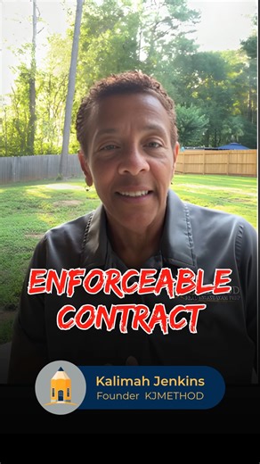📚 Real Estate Exam Vocabulary: ENFORCEABLE Let’s talk about what it really means when a contract is enforceable. An enforceable contract is one that can be taken to court if something goes wrong. 💡 Here’s the key: When you hear Statute of Frauds, think enforceability, not validity. It’s simply saying, this contract must be in writing for it to be enforceable in court. So on your exam, if you see the words “Statute of Frauds,” your brain should go straight to this: 👉 “Can this contract be take