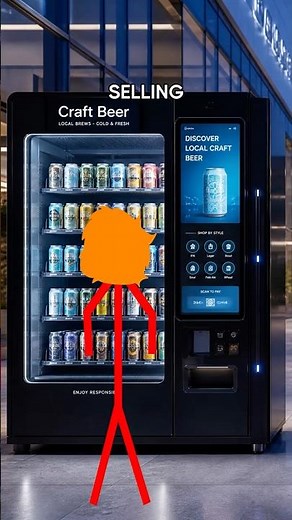 The Invention Of The Vending Machine 🥤#shorts #facts