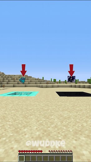 Holes Lead to Mr Beast Or Wednesday Addams 😁 #minecraft #gaming