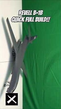 Revell B-1B Bomber 1:48 Quick Build! Scale Model Building