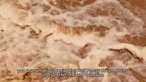 Puff Pastry Cream Horns Recipe