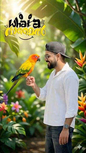 SUN CONURE /Mubariz Mohmd / #sunconuremalayalam #birds #conure #pets #kerala