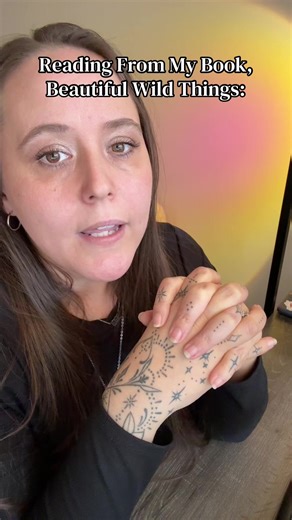 Reading pieces of my book for the wild ones who were always meant to find me. This book was born from a mental spiral I experienced shortly after my mom passed. This moment taught me so beautiful, wild, things. It will be released soon and available for purchase. It’s called Beautiful Wild Things, and it will be accompanied by a workbook for the soul called Learning Beautiful Wild Things.