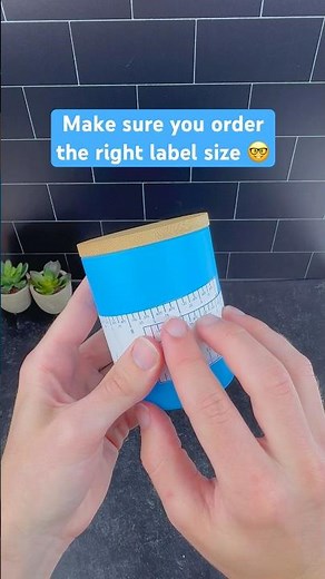 How to Measure Jars & Bottles 🫙📏 (business labeling tip)