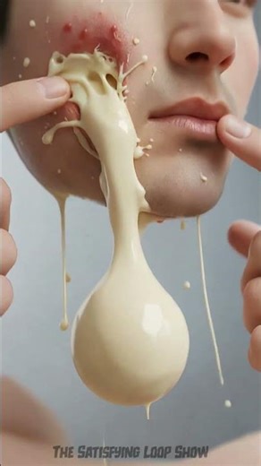 The Ultimate 3D Pimple Pop (Oddly Satisfying Loop) 🌋✨