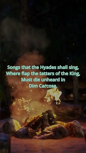 Cassildas Song- The King in Yellow