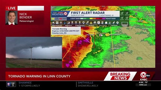 Nick Bender spots a troubling signature over Bucyrus in Storm Tracker 9 before the issuance of a ...