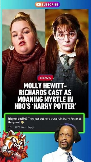 Harry Potter’s New Moaning Myrtle Sparks Debate 👻 #HarryPotter #HBO
