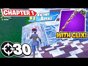 Pxlarized First Win IN OG FORTNITE With Clix (Full Ranked Gameplay)