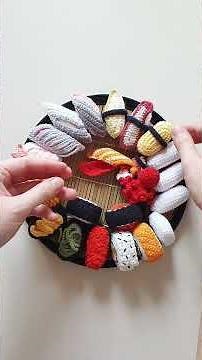 Crochet Sushi Set | Amigurumi Tutorial | SpringDay DIY