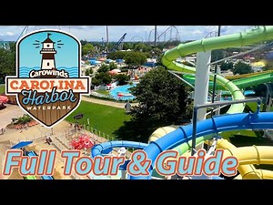 Carowinds Carolina Harbor Water Park | Full Tour & Guide | August 2025