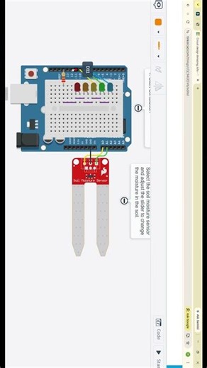 Arduino Soil Moisture Sensor Project | Smart Plant Watering System | Tinkercad Tutorial