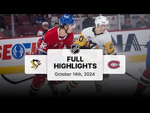 Penguins at Canadiens | October 14, 2024 | NHL Full Game Highlights