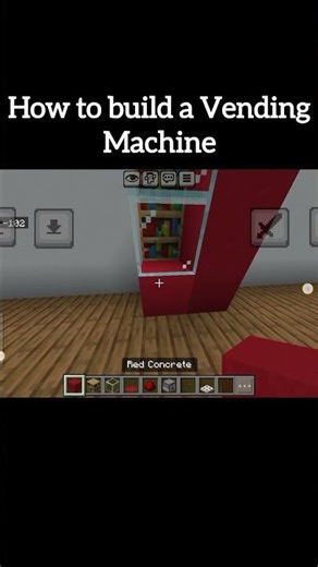How to build a Vending Machine🔥🔥 #gaming #minecraft #builder #game #mcpe