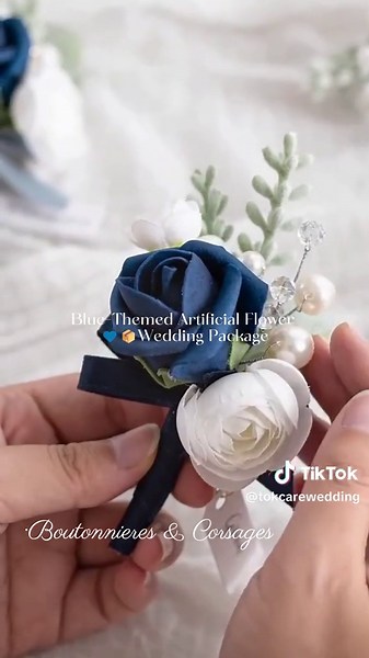 Summer is coming! For brides planning a summer wedding, we recommend Tokcare’s blue-themed artificial flower packages! 💙 You can freely choose your favorite bridal bouquet, bridesmaids’ bouquets, corsages, wrist flowers, and wedding decorations, and enjoy bigger discounts when you buy them as a set. Let Tokcare make your wedding even more beautiful! ✨💐 #SummerWedding #BridalBouquet #ArtificialFlowers #WeddingDecor #BridesmaidsFlowers #WeddingInspiration #BlueWedding #WeddingPackages #DreamWedd