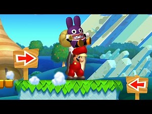 New Super Mario Bros. U Deluxe - 100% Walkthrough Part 2 Gameplay - Acorn Plains Lemmy Swingback