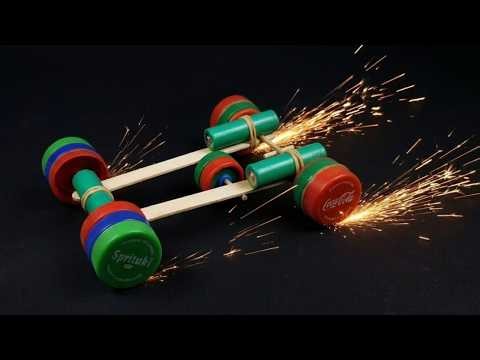How to Make a Mini Rubber Band Car | Simple Car Toy | Speedy Car Easy and Fun!