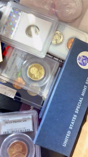 Cracking open this big old box of silver coins!