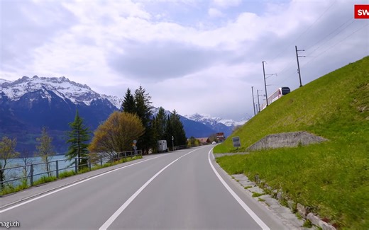 【4K】🍂 布里恩茨（Brienz）至劳特布龙嫩（Lauterbrunnen），途经瑞士🇨🇭 🍁因特拉肯瑞士高地少女峰之旅 |