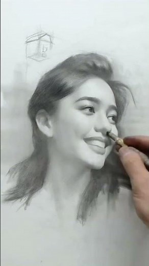 How to Draw Realistic Portrait #drawing #hyperrealism #hyperrealasticsketch #portraitdrawing