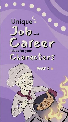 unusual jobs and careers to give your characters, part 4 🍰💼 #originalcharacter #oc #writing #art