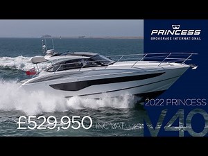 2022 Princess V40 **FOR SALE** in Swanwick, UK