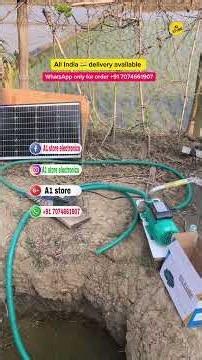 DC monoblock pump 🔥| 12v Dc solar pump 300w
