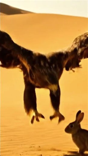 🦅 Epic Hunting Moment: Eagle Strikes a Rabbit in the Blink of an Eye!