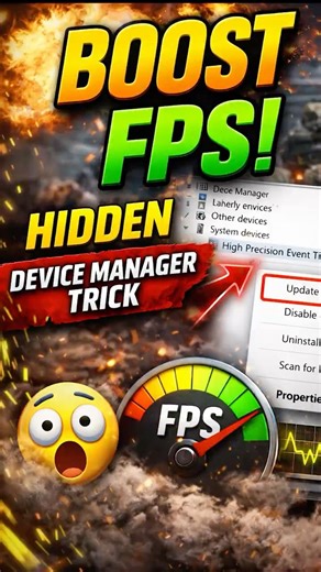 This Hidden Windows Setting Boosts FPS 😳 (Device Manager Trick)