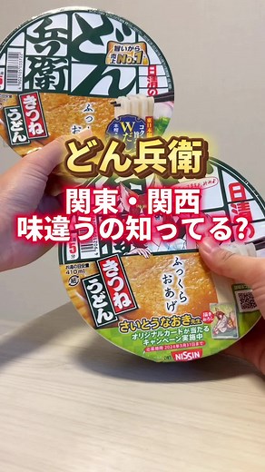 どん兵衛の関東と関西の味の違いを徹底比較！