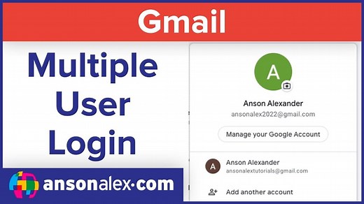 How to Login to a Different Gmail Account - AnsonAlex.com